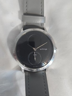 Withings Steel HR Hybrid Smartwatch HWA03B 36mm Grey Band | eBay