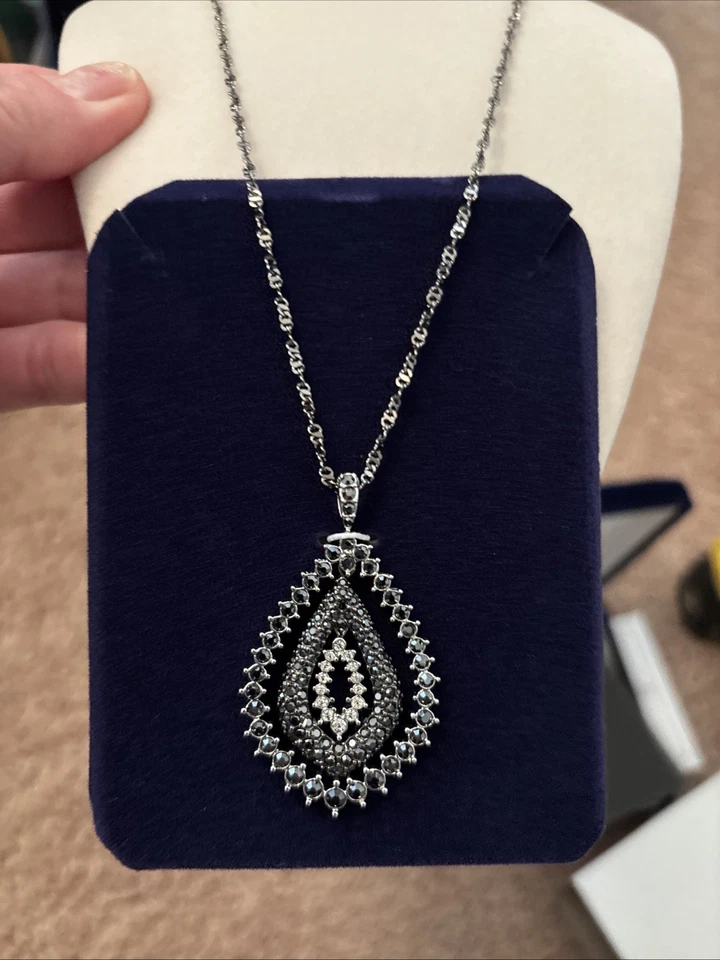 Collar Lágrima Mark Zunino Para Nolan Miller Nuevo Hermoso Ajustable Foto 4 de 4