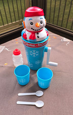 1990 Lanard Toys Vintage Mr. Snowman Sno-Cone Maker Machine Ice Shaver