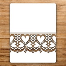 Delicate Hearts Large Reusable Wall Stencil For Painting DIY Home Decor Template