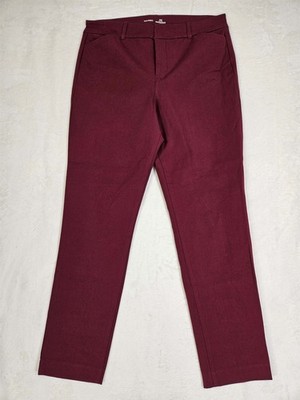 Old Navy Pixie Pants Womens Size 10 High-Rise Stretch Purple