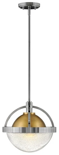 Hinkley Lighting 40017 Watson 12"W Pendant - Nickel - Picture 4 of 5