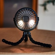 Portable Baby Stroller Fan Clip On Handheld USB Cooling Fan 3 Speed