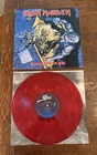 Iron Maiden – No Prayer For The Dying Vinyl Record FIRST US Press RED BLOOD 1990