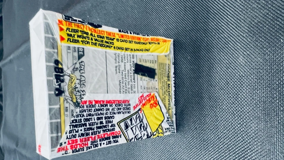 Paquetes de violonchelo de béisbol Fleer 1989 - Lote de 14 paquetes de tarjetas coleccionables selladas Foto 3 de 3