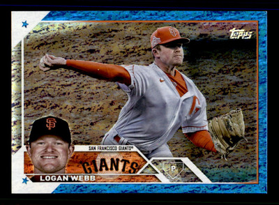 2023 Topps #368 Logan Webb Blue Foilboard #/999