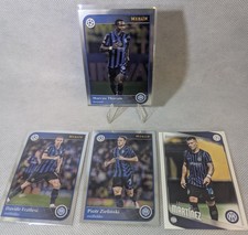 4 x Inter Milan Milano Trading Cards Set Lot - Martinez/Frattesi/Thuram/Zielinski