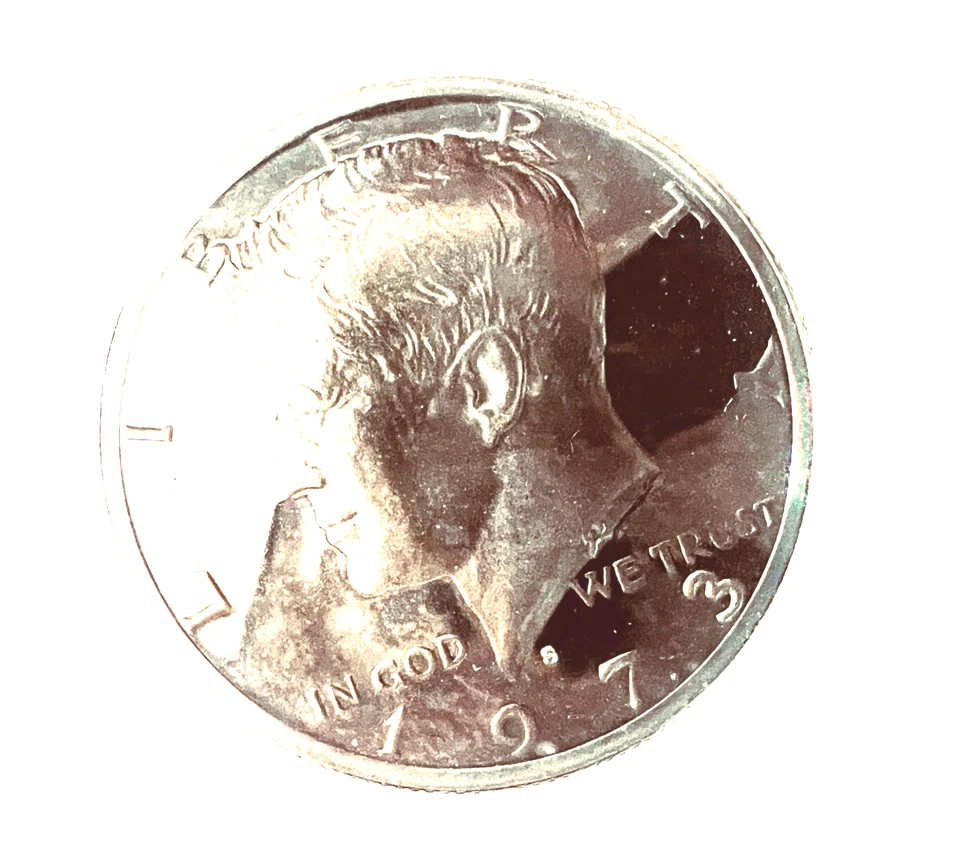 1973 S Kennedy half dollarDCAM proof coin.  Beautiful! - Image 2 of 3