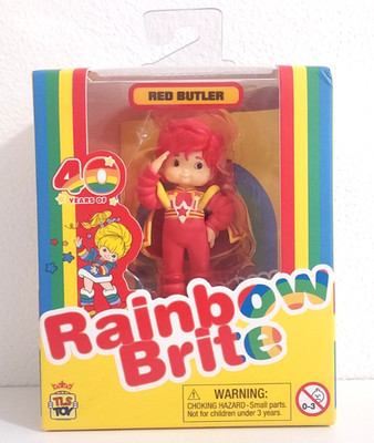 RAINBOW BRITE CheeBee 40 Years Of - RED BUTLER, Mini Sammelfigur 2,5'' groß