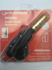 Image of Rothenberger Rofire Auto-Start Blow Torch-Piezo Ignition-Support Stand-35557-New