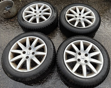 PEUGEOT 308 MK1 2009 SET OF ALLOY WHEELS/TYRES 205/55/16 7.0Jx16 CH4-32 V3034