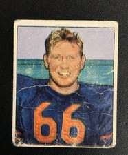 1950 Bowman #28 CLYDE BULLDOG TURNER -- HOF Chicago Bears