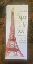 Artifacture Laser Cut 12" Red Paper Eiffel Tower Centerpiece/Decoration