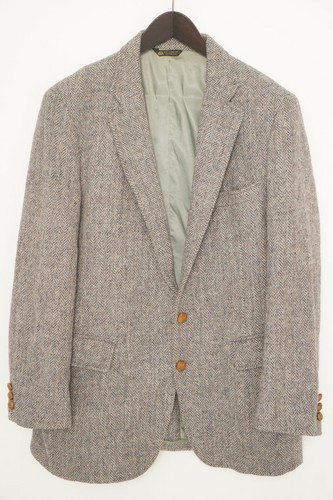 Men 90 S Harris Tweed Blazer Alexandre Scottish Wool Gem