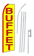 Buffet Extra Wide Swooper Flag Kit