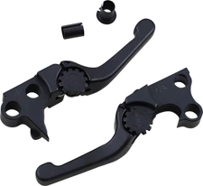 Powerstands Racing Shorty Adjustable Hand Levers 96-17 Harley Softail Touring