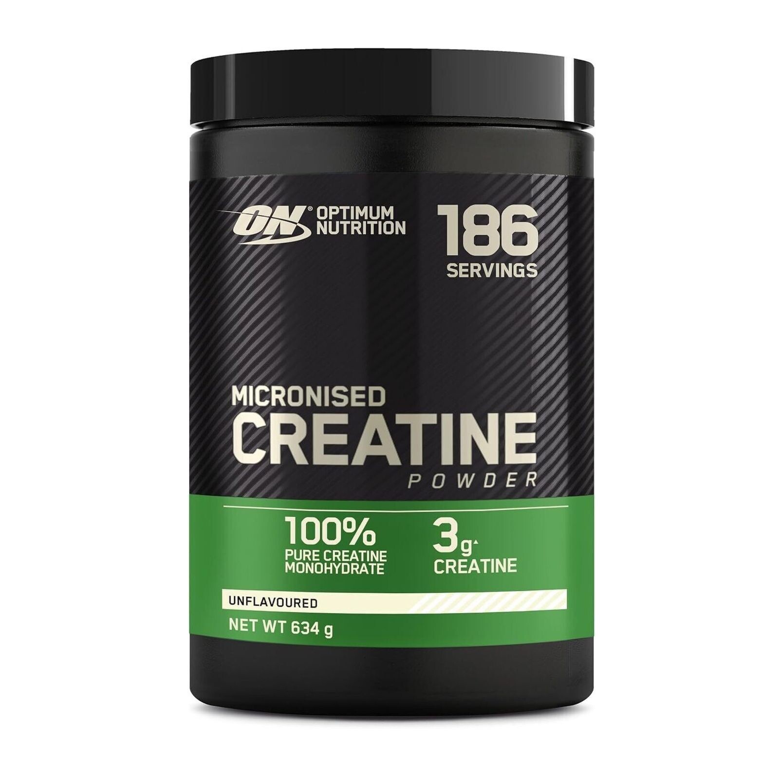 OPTIMUM NUTRITION MICRONISED CREATINE MONOHYDRATE  100% PURE 634G UNFLAVOURED