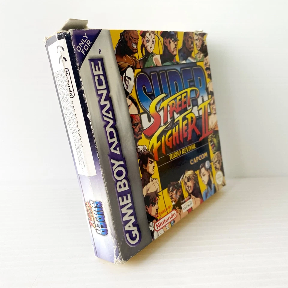 Super Street Fighter II 2 Turbo Revival + Box, Manual - Nintendo GBA - Tested - Image 2 of 4