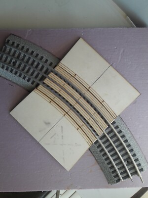 Crossing & Ramp Set for Lionel /MRGS O Scale FasTrack system 3-rail 31 D track