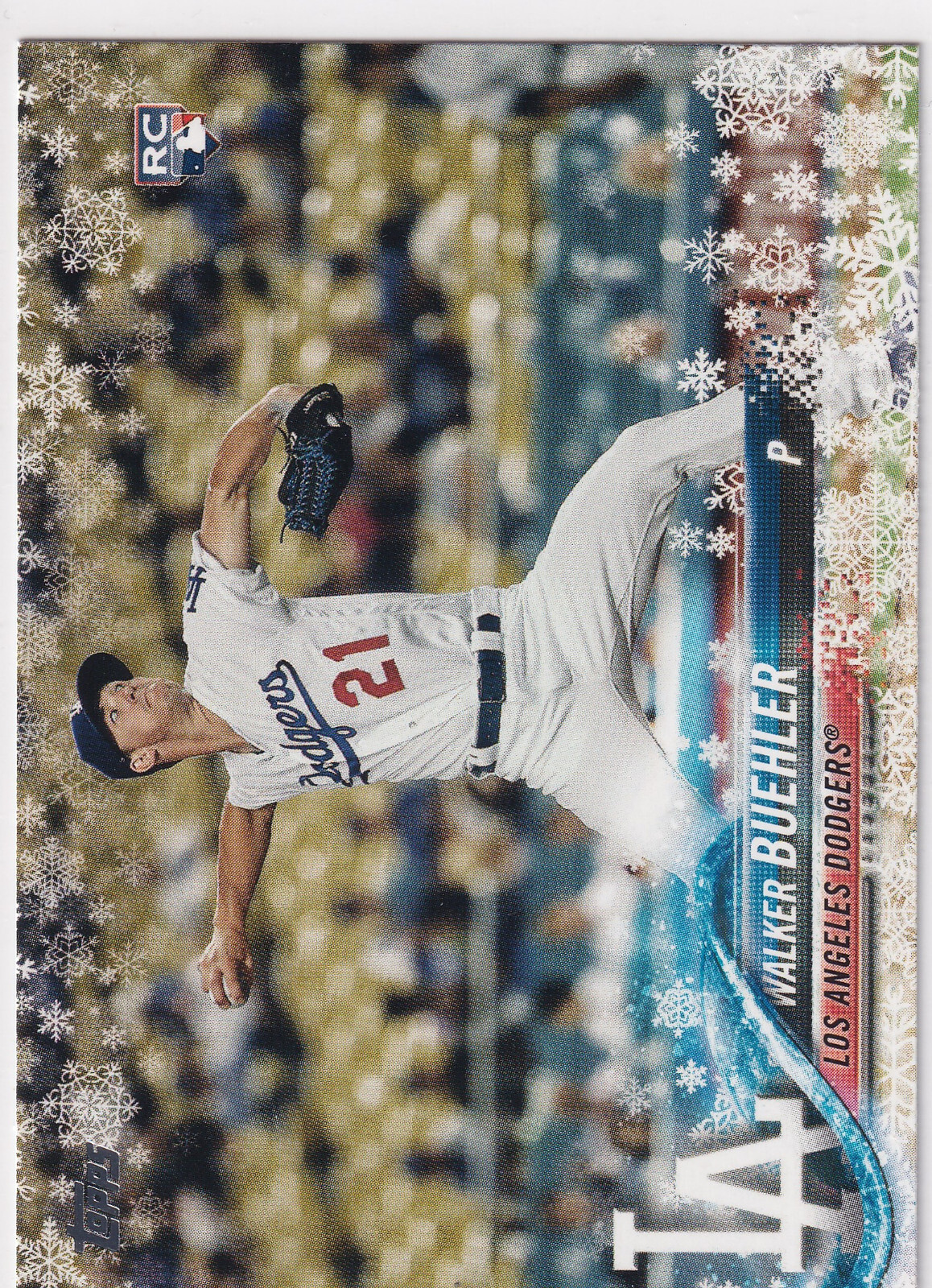 2018 Topps Holiday Mega #HMW61 Walker Buehler RC