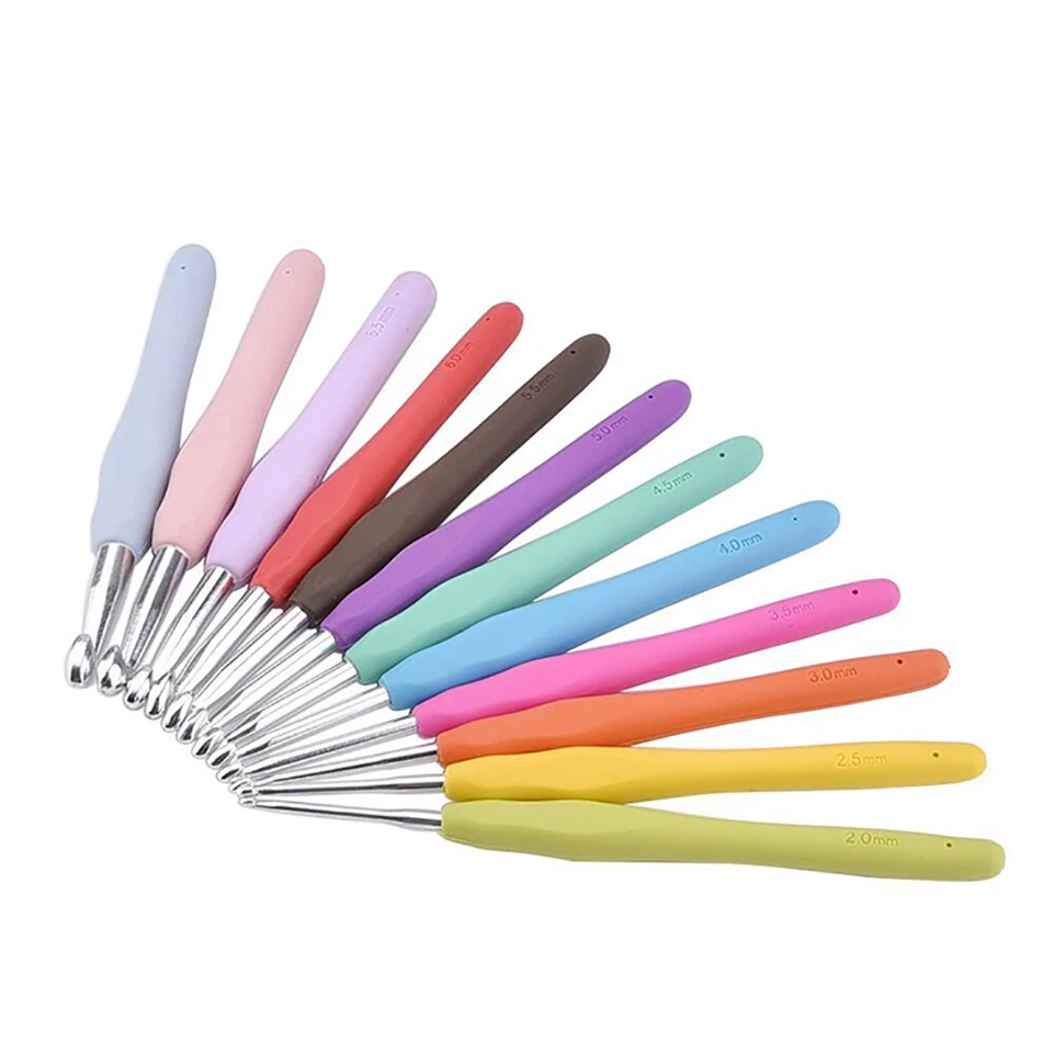 31x With Bag Grip Needles Sewing Tools Knitting Needles Sets Soft Crochet Hooks - image 3 of 4