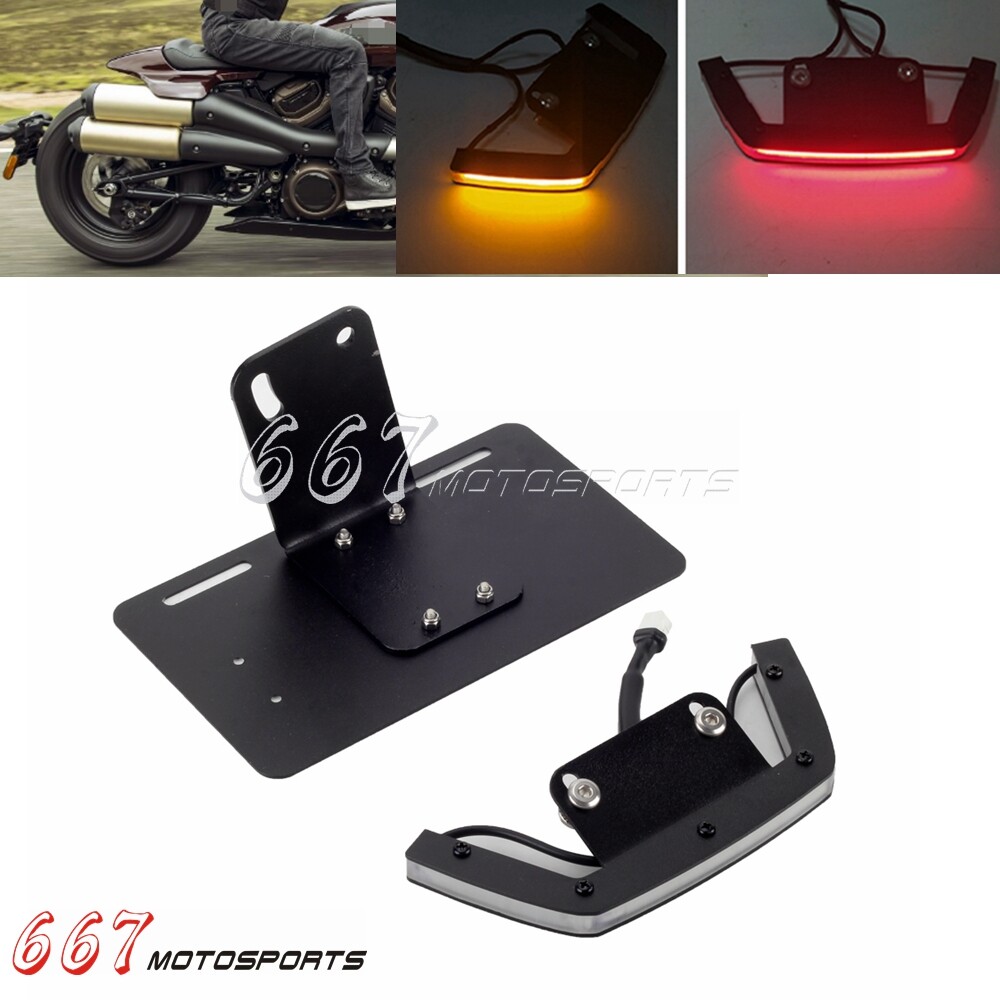 Tail Tidy & LED Turn Signal Brake Light For Harley Sportster S