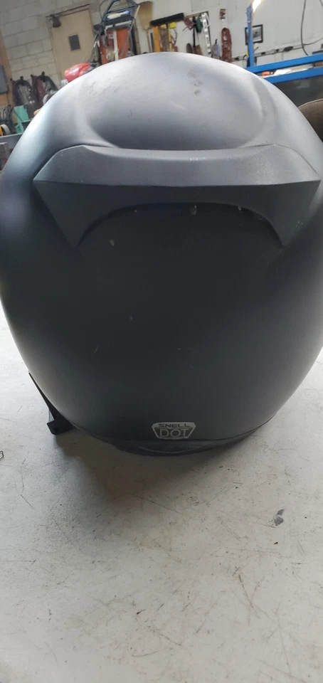 Scorpion Helmet. Size M, 7  1/8 to 7  1/4.Pre owned.Slight wear. With microphone - Image 4 of 4