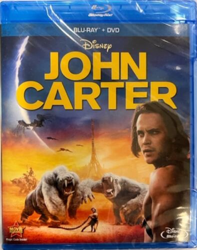 Disney's John Carter (Blu Ray & DVD, 2012) Pack Combo de 2 Disques Taylor Kitsch NEUF - Photo 1/2