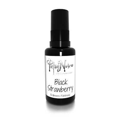 Black Strawberry - veganes Gothic Parfüm mit Patchouli & Erdbeere, EdP [25ml]