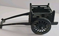 Vintage Bronze Wagon Toy Cart Type For Horse Drawn Carriage