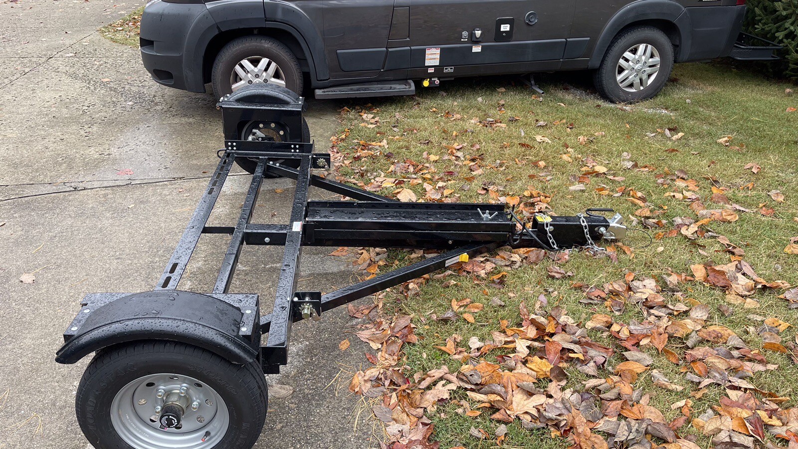 EZ Haul Stand Up Car Tow Dolly with Hydraulic Brakes eBay