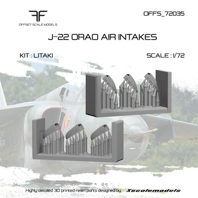 1/72 SOKO J-22 ''Orao'' Air intakes (for LITAKI)