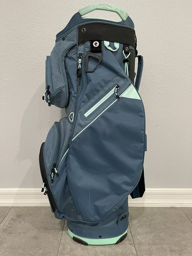 Sun Mountain Sync 14 Way Divider Golf Club Cart Bag Blue/Teal No Rain Cover - Picture 2 of 9