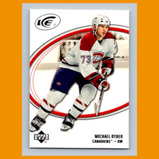 Michael Ryder #51 2005 Upper Deck Ice Montreal Canadiens Hockey Card NHL NM