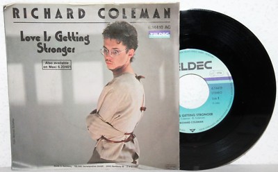 7'' Vinyl - RICHARD COLEMAN - Love Is Getting Stronger