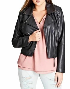 biker jacket size 20