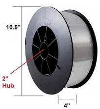 MIG Welding Wire ER70S-6 Copper Free Mild Steel .045" 1 Roll 70S-6 33 Ib Bare 