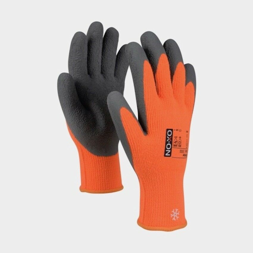 1 Paar OX-ON Winter Basic 3000 Latexbeschichtete Arbeitshandschuhe Thermo |  eBay