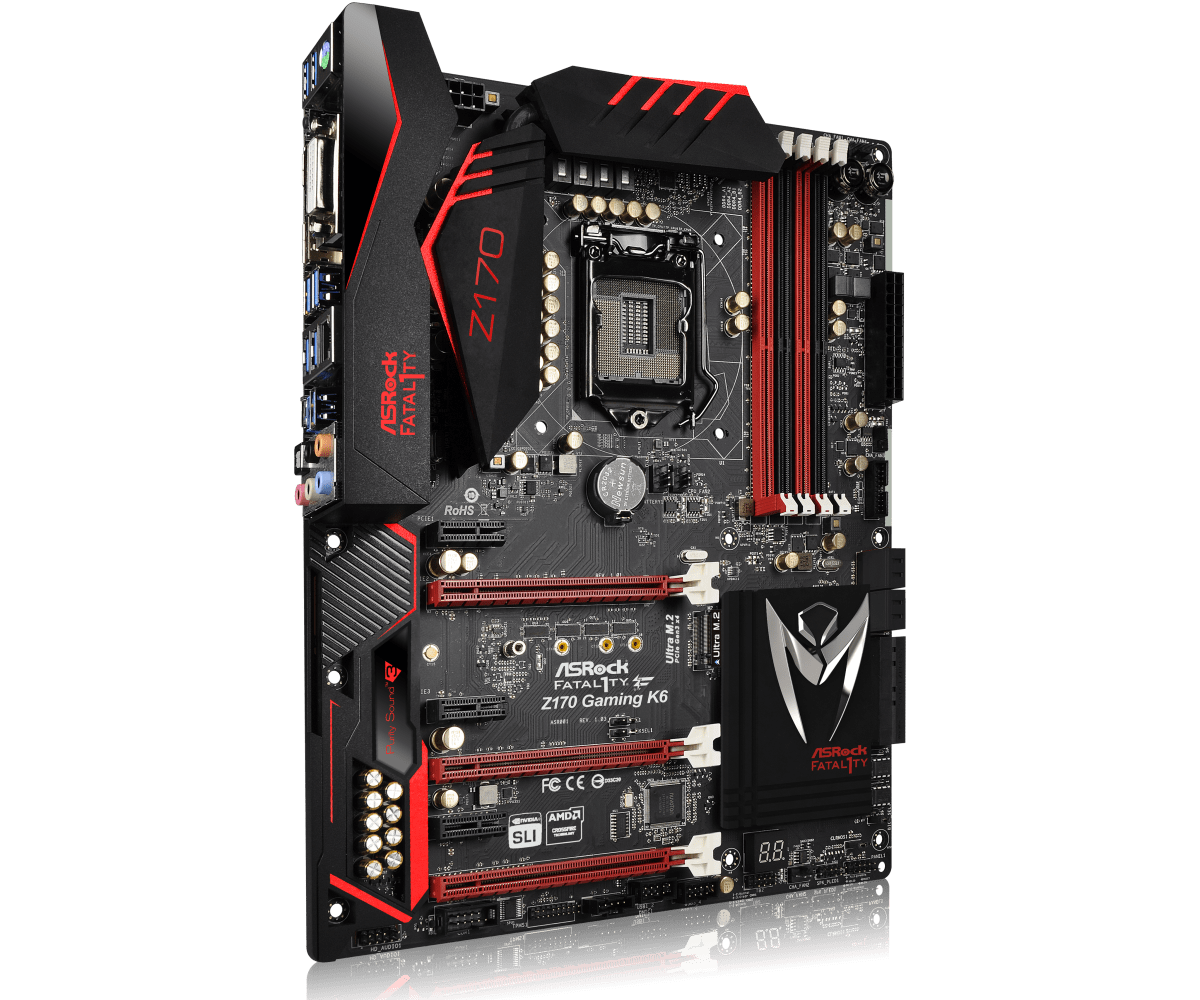 ASRock Z170 Gaming K6 Motherboard Intel Z170 LGA 1151 4 x DDR4 ATX