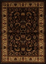 Home Dynamix Royalty 3208-511 Brown Area Rug - 5' 2" x 7' 2"