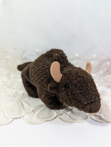 TY Beanie Baby - ROAM the Brown Buffalo 🦬 1997, MINT Vintage Rare Retired (6in) - Picture 2 of 6