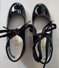 Black TAP SHOES TODDLER by Bailey size 9 M Good shape