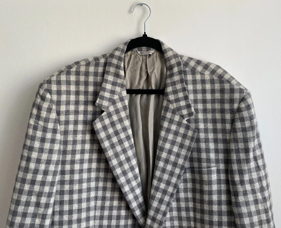 Blazer Auténtico Lujo Raro De Colección Años 90 ISTANTE VERSACE Lana Cachemira 54 Foto 2 de 4