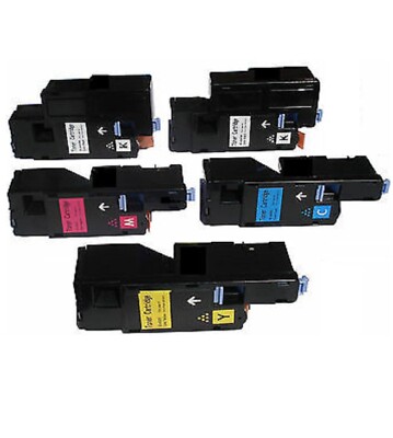5-Pk/Pack Toner for Xerox Workcenter 6015 6015NI 6015N Phaser 6000 6010N 6010