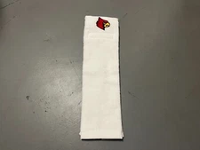 Louisville Cardinals Team Issued White Player Exclusive Game Towel Football