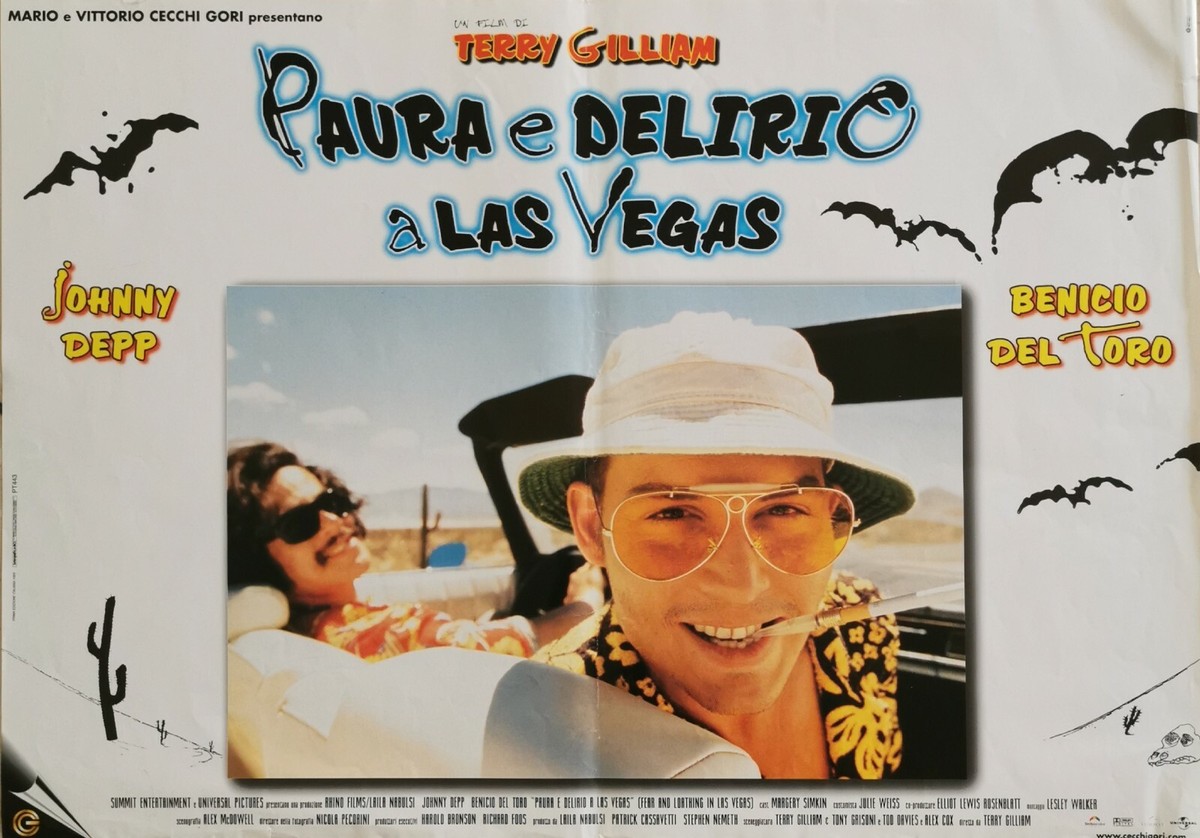 FEAR AND LOATHING IN LAS VEGAS Original Movie Poster 18X27