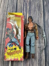 Product Image: Vintage Big Jim’s Pack Warpath Mattel 1975 Action Figure With Bow Original Box