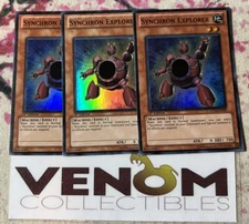 3x (M/NM) - Synchron Explorer - 5DS3-EN005 - Super Rare - 1st Edition YuGiOh