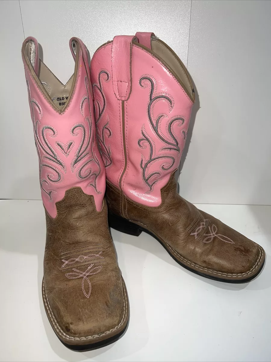 Old west hotsell pink cowgirl boots