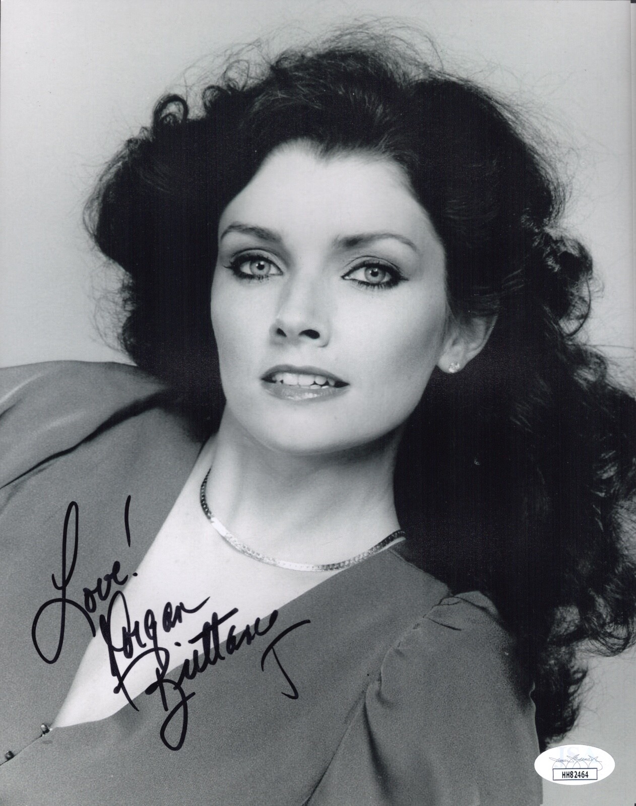 MORGAN BRITTANY Signed DALLAS 8x10 SEXY Photo In Person Autograph JSA